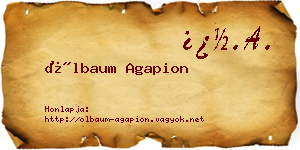 Ölbaum Agapion névjegykártya